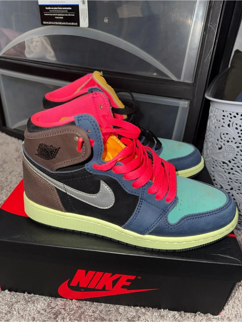 Nike GS Air Jordan 1 High OG Tokyo Bio Hack
